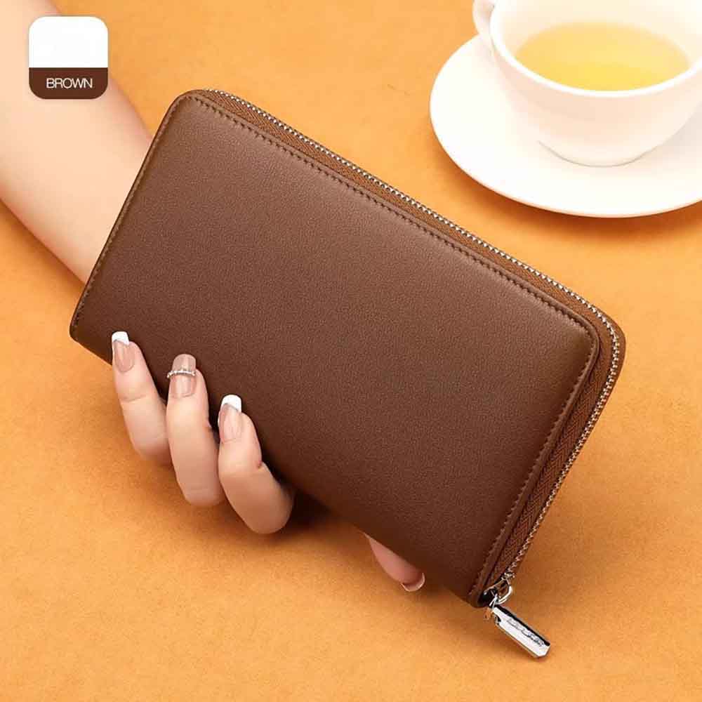 Multi Card Slots Wallet Long Style Zipper Top Quality Material Business Casual Card Organizer Coin Pocket Travel Essentials кавовий
Multi Card Slots Wallet Long Style Zipper Top Quality Material Business Casual Card Organizer Coin Pocket Travel Essentials кавовий