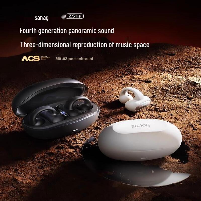 Sainar S-Z51SPro Open-Ear Clip-On Bluetooth Sports Earphones
Sainar S-Z51SPro Open-Ear Clip-On Bluetooth Sports Earphones