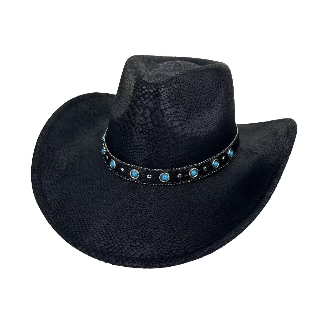 Hat Female Retro Western Cowboy Hat Autumn And Winter Men And Women S High-End Fashion Top Hat Big Brim Jazz Hat M(56-58cm) чорний
Hat Female Retro Western Cowboy Hat Autumn And Winter Men And Women S High-End Fashion Top Hat Big Brim Jazz Hat M(56-58cm) чорний