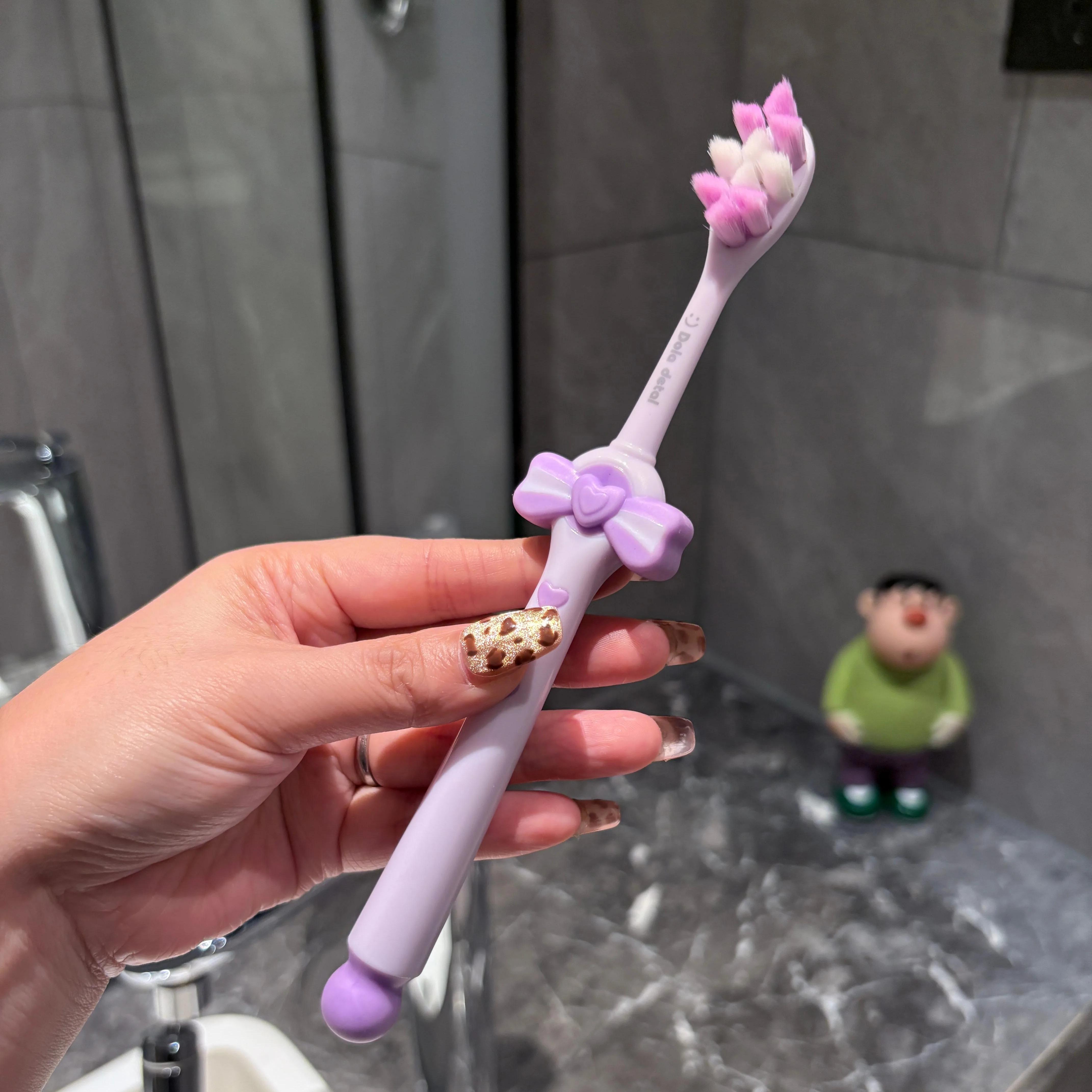 Soft Toothbrush Fairy Stick Student Princess Female Exclusive Clean Toothbrush Advanced Cute High Appearance Level Toothbrush
Soft Toothbrush Fairy Stick Student Princess Female Exclusive Clean Toothbrush Advanced Cute High Appearance Level Toothbrush