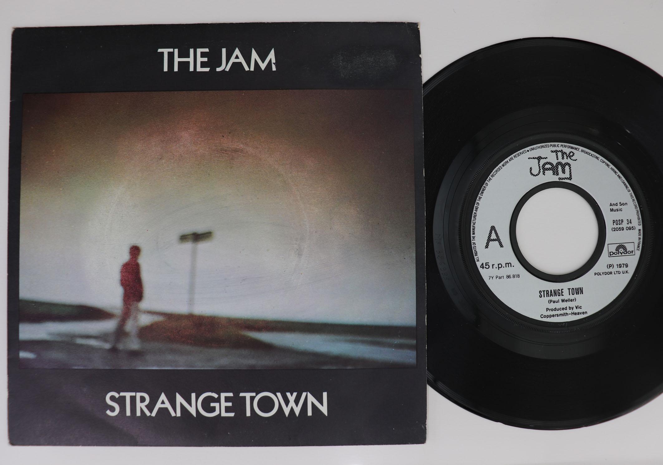 7inch Record JAM - Strange Town / Butterfly Collector POSP34 POLYDOR 1983 UK Rock Used
7inch Record JAM - Strange Town / Butterfly Collector POSP34 POLYDOR 1983 UK Rock Used