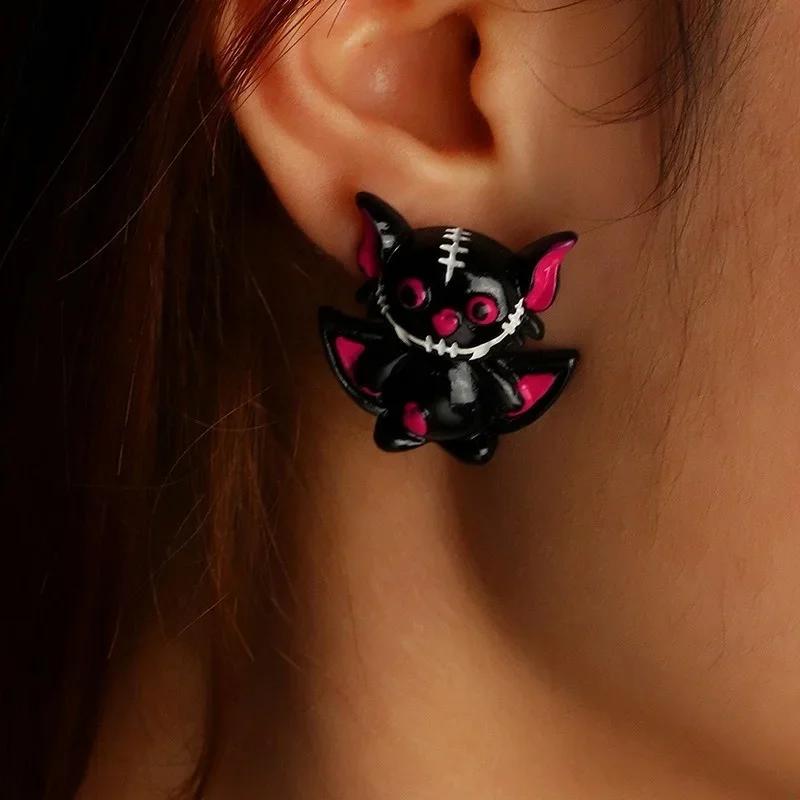 Funny Halloween Earrings Simulation Plastic Face Pumpkin Ghost Death Halloween Earrings E
Funny Halloween Earrings Simulation Plastic Face Pumpkin Ghost Death Halloween Earrings E