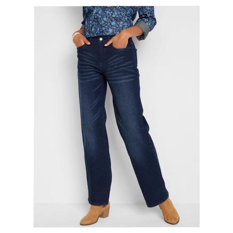 European and American Single High Waist Denim Loose Loose Pants Retro Straight-Leg Pants Easiest for Match Old Wash and White Women s Cotton Pants Dark blue 54/105cm long
European and American Single High Waist Denim Loose Loose Pants Retro Straight-Leg Pants Easiest for Match Old Wash and White Women s Cotton Pants Dark blue 54/105cm long