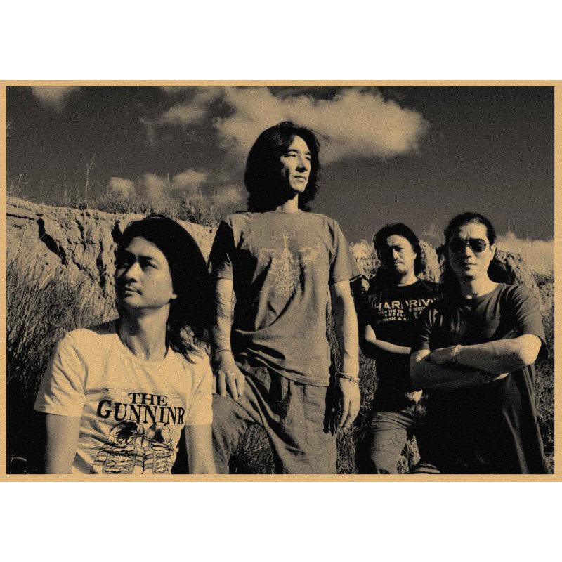 Tang Dynasty Band Retro Rock Poster - Wall Decor for Bar, Cafe, Dormitory White card paper (non-adhesive) 30*42 cm
Tang Dynasty Band Retro Rock Poster - Wall Decor for Bar, Cafe, Dormitory White card paper (non-adhesive) 30*42 cm