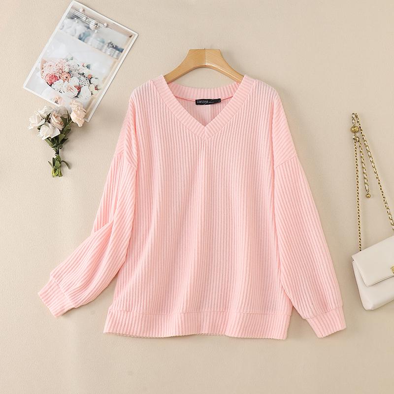 ZANZEA Женская повседневная однотонная блузка с V-образным вырезом и длинным рукавом 2XL розовый
ZANZEA Женская повседневная однотонная блузка с V-образным вырезом и длинным рукавом 2XL розовый