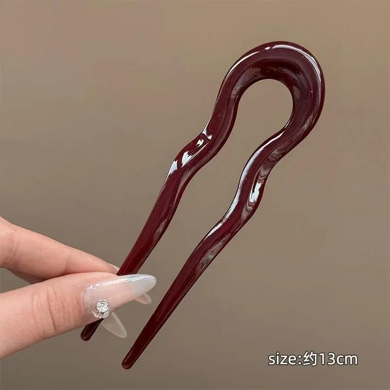 U-образная вилка для волос Модная ацетатная акриловая заколка в виде черепахового панциря Геометрический дизайн Головной убор Палочки для волос Женские аксессуары для волос
U-образная вилка для волос Модная ацетатная акриловая заколка в виде черепахового панциря Геометрический дизайн Головной убор Палочки для волос Женские аксессуары для волос