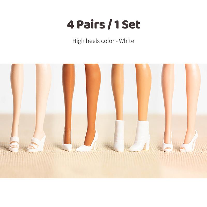 4 Pairs Doll High Heels Ankle Boot Supermodel Doll Similar Foot Shape Wearable Princess Girl Doll Shoes Diy Toys Collector білий
4 Pairs Doll High Heels Ankle Boot Supermodel Doll Similar Foot Shape Wearable Princess Girl Doll Shoes Diy Toys Collector білий