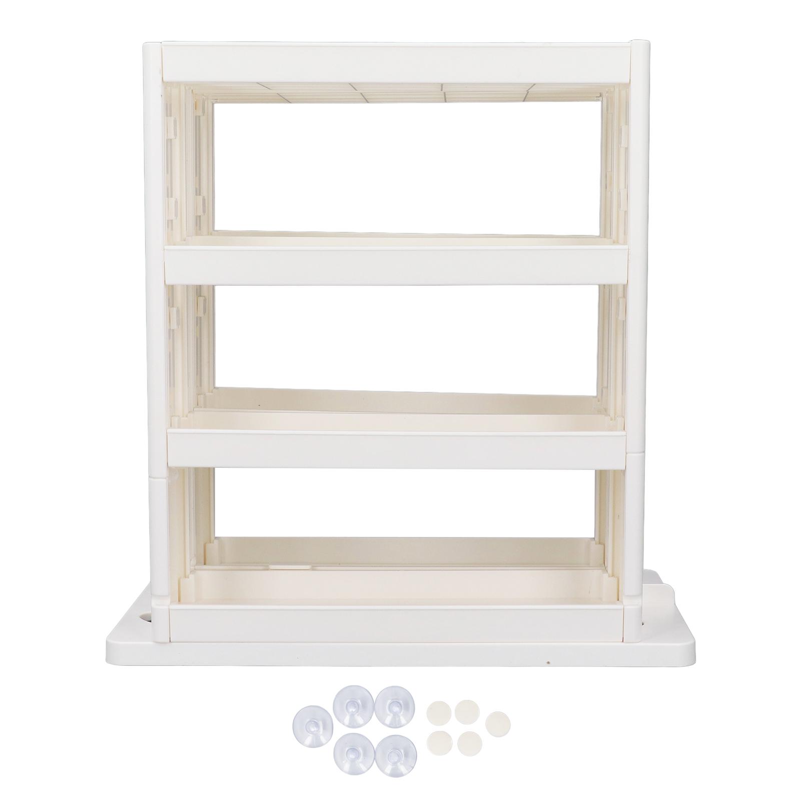 Folding Storage Shelf 90 Degree Rotating Spice Organizer Rack for Kitchen and Bathroom Cabinet
Folding Storage Shelf 90 Degree Rotating Spice Organizer Rack for Kitchen and Bathroom Cabinet