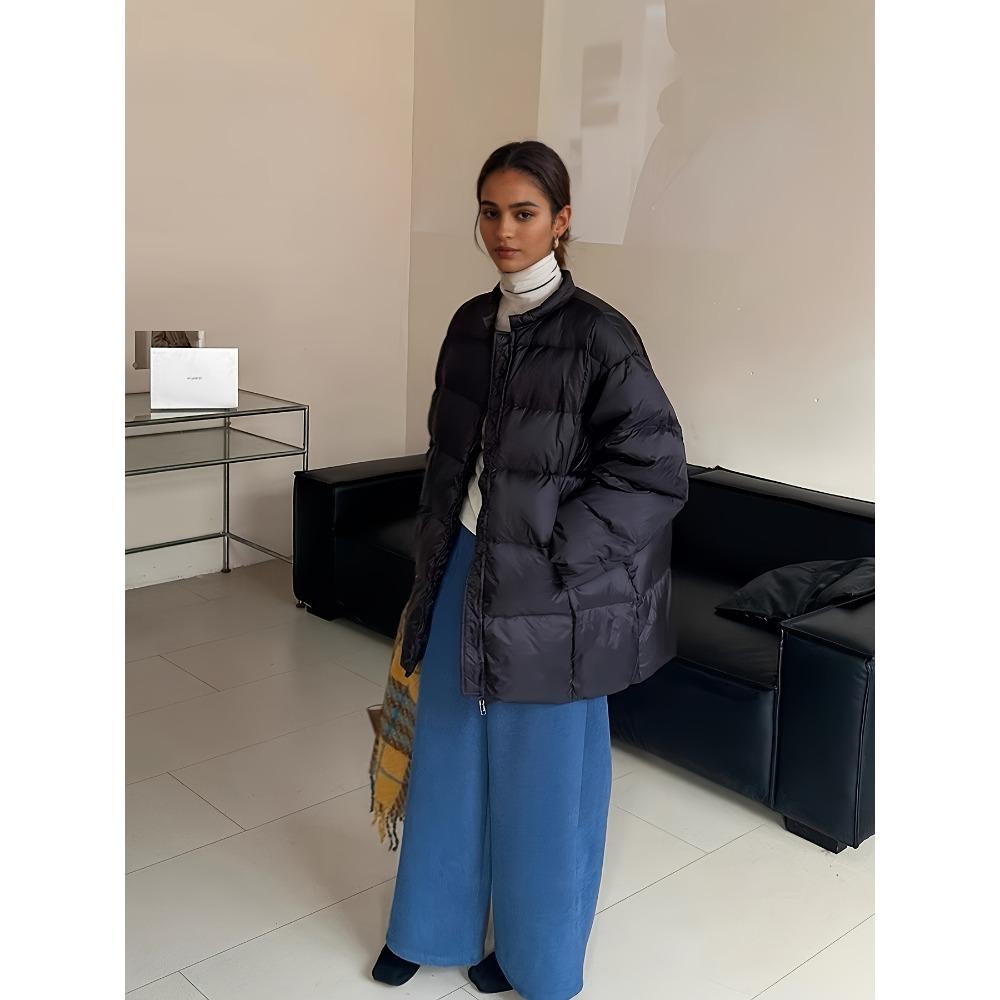 Зимнее новое модное универсальное утолщенное теплое хлопковое пальто средней длины с круглым вырезом зимняя хлопковая одежда женская XXL чёрный
Зимнее новое модное универсальное утолщенное теплое хлопковое пальто средней длины с круглым вырезом зимняя хлопковая одежда женская XXL чёрный