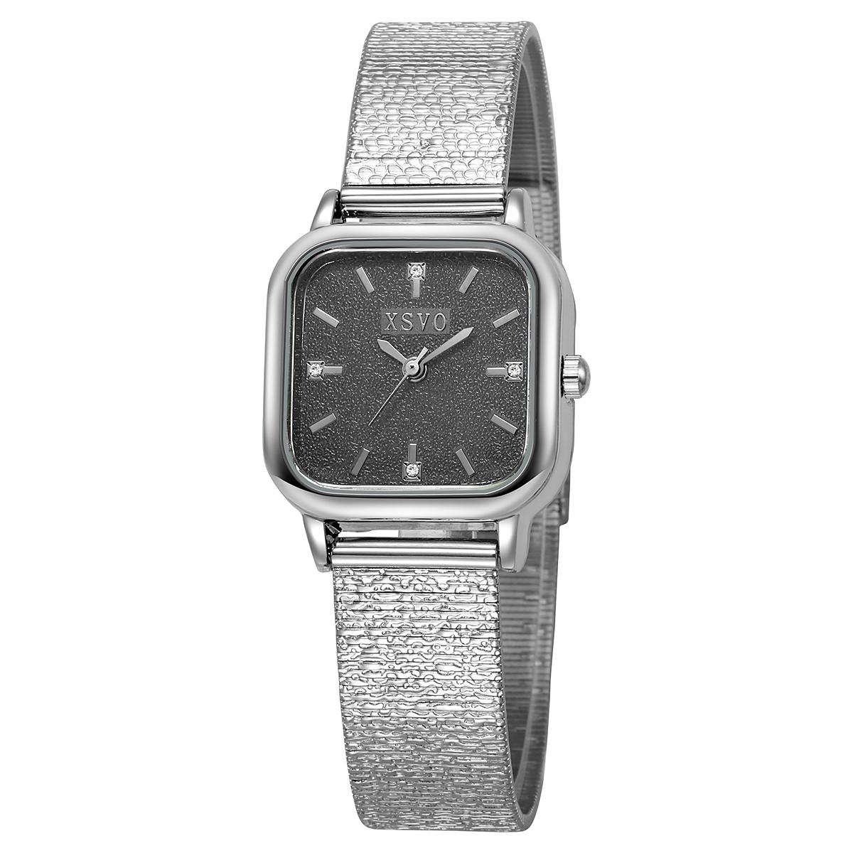 Fashionable simple and light luxury square dial alloy women s quartz watch, suitable for daily wear, Christmas gift чорний
Fashionable simple and light luxury square dial alloy women s quartz watch, suitable for daily wear, Christmas gift чорний