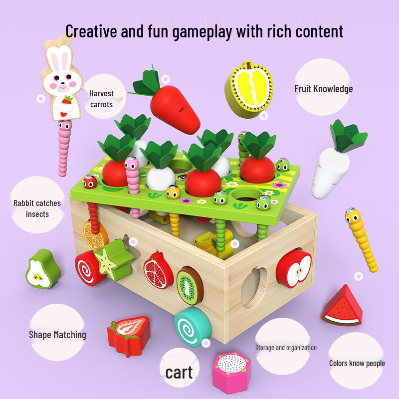 Cross-Border Educational Farm Orchard Building Blocks for Kids - Insect Catching & Radish Pulling Activity Box
Cross-Border Educational Farm Orchard Building Blocks for Kids - Insect Catching & Radish Pulling Activity Box