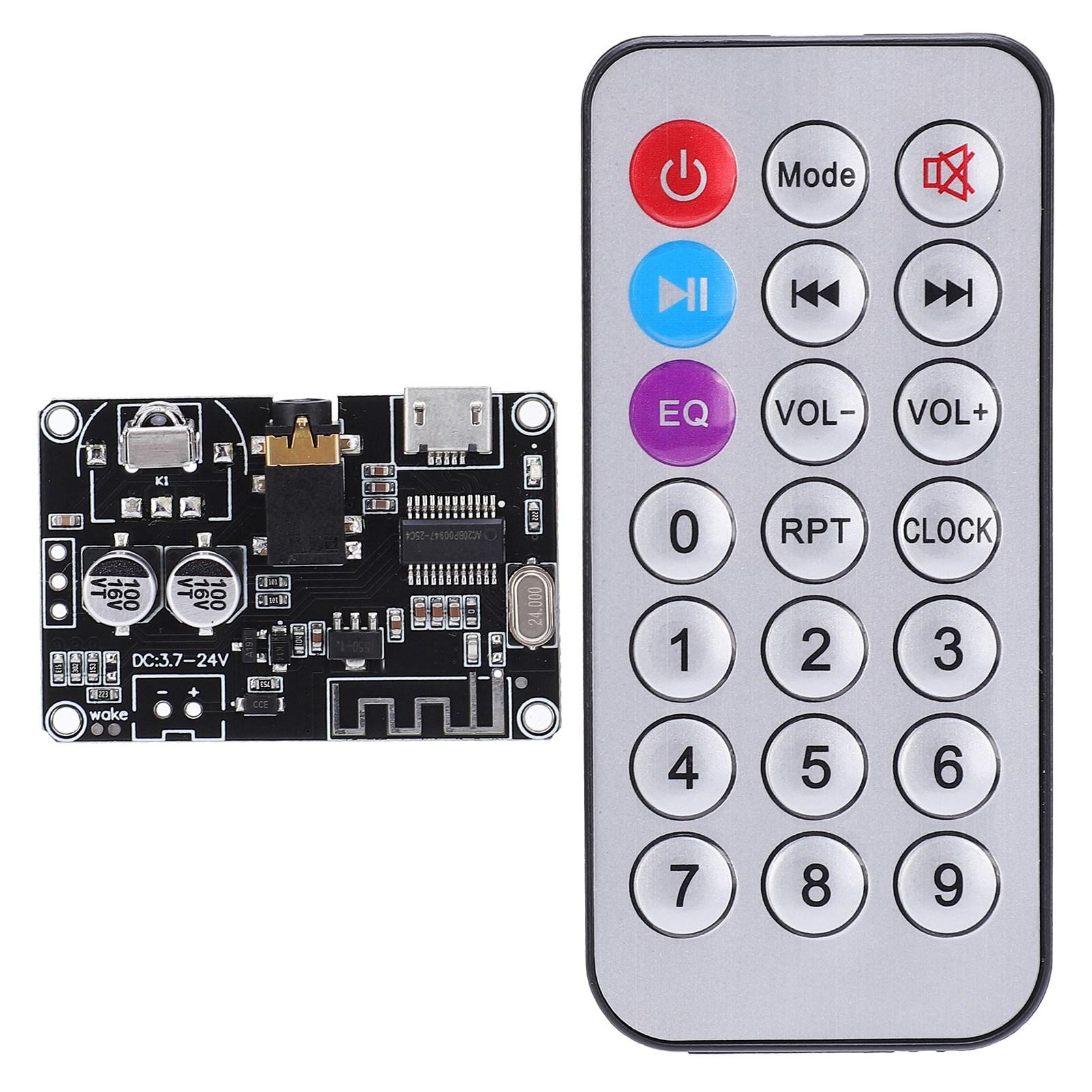 Модуль стереопідсилювача потужності Bluetooth Audio Receiver Board з пультом дистанційного керування XYWRBT
Модуль стереопідсилювача потужності Bluetooth Audio Receiver Board з пультом дистанційного керування XYWRBT
