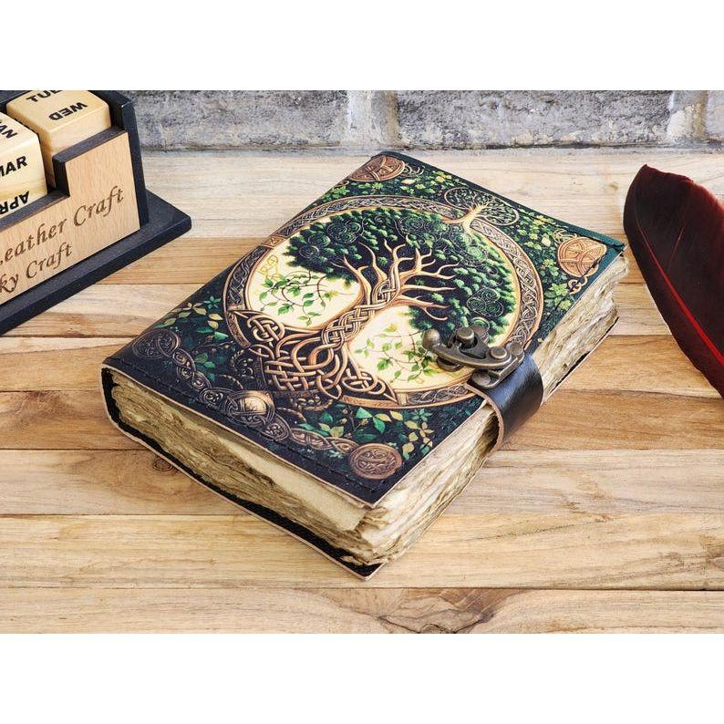 Кожаный блокнот для женщин, Ручная работа Древо жизни, Пустая книга теней, Джанк-журнал, Подарок для него/нее, 8 x 6 in
Кожаный блокнот для женщин, Ручная работа Древо жизни, Пустая книга теней, Джанк-журнал, Подарок для него/нее, 8 x 6 in