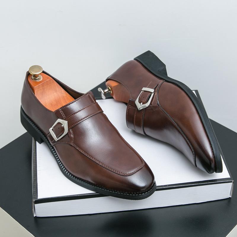 Large size men s new casual leather shoes fashion foot cover business dress leather shoes Amazon trend loafers 38
Large size men s new casual leather shoes fashion foot cover business dress leather shoes Amazon trend loafers 38