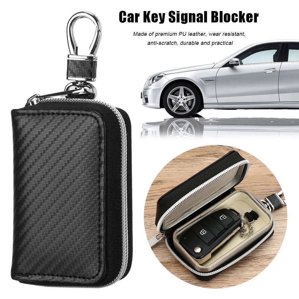 Portable PU Fob Pouch Faraday Cage Car Key Signal Shielding RFID Blocking Bag Signal Blocker Case
Portable PU Fob Pouch Faraday Cage Car Key Signal Shielding RFID Blocking Bag Signal Blocker Case