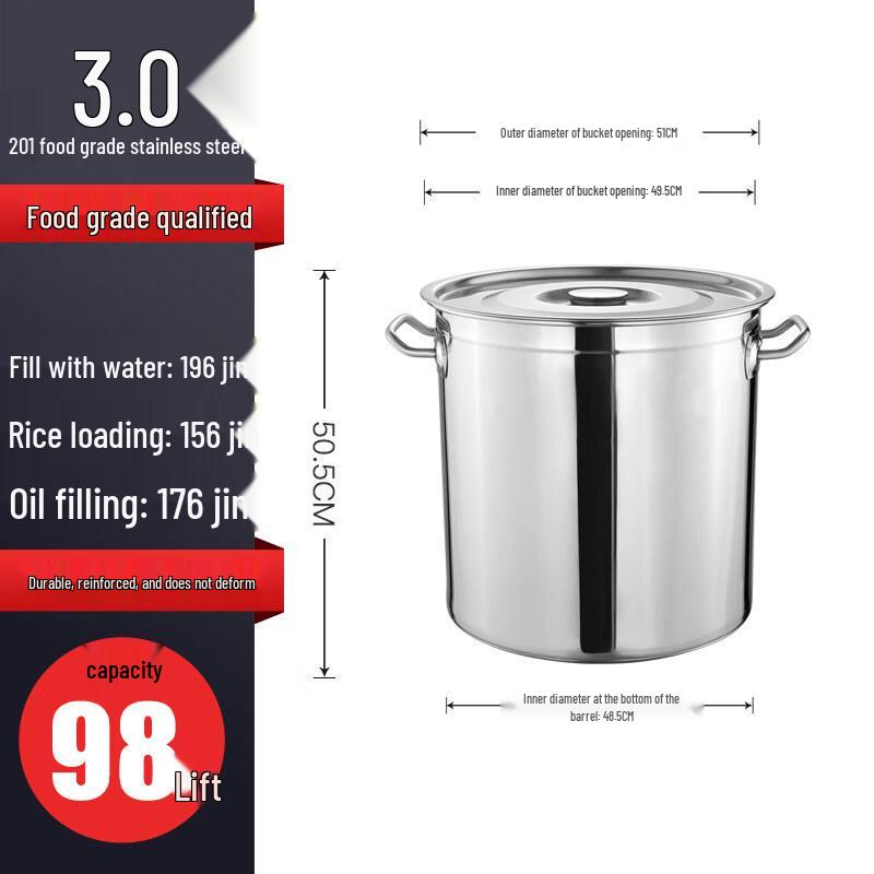 JPHZNB Stainless Steel Soup Pot with Lid
JPHZNB Stainless Steel Soup Pot with Lid