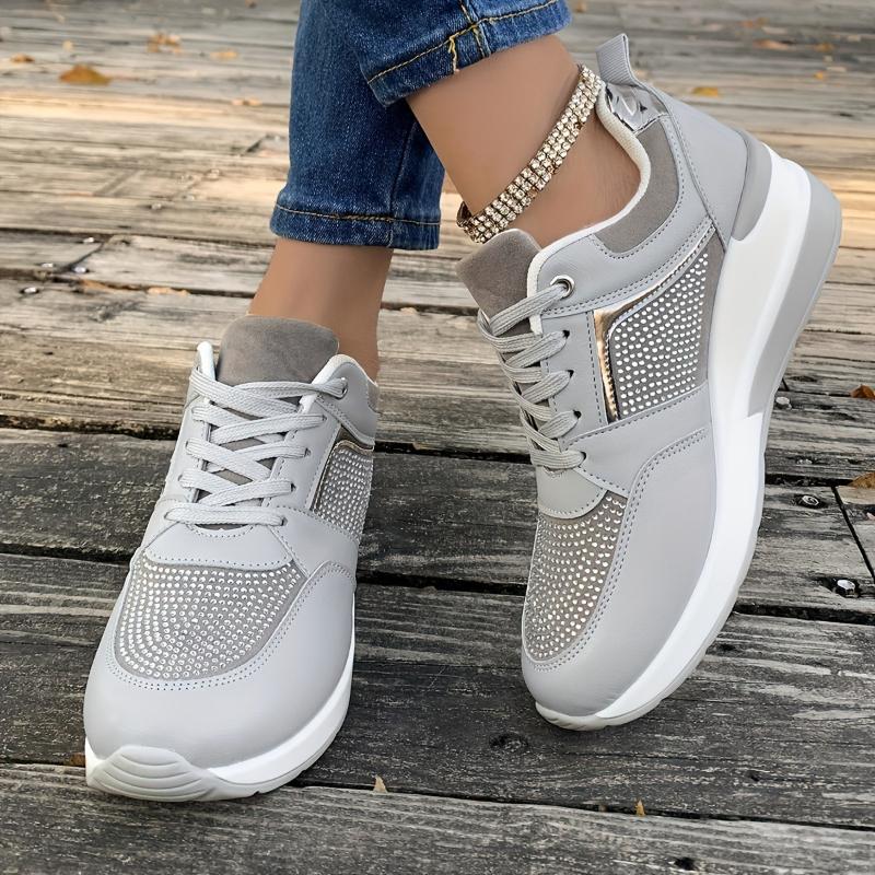 New Women s Sneakers Luxury Rhinestone Casual Shoes for Women Comfortable Platform Wedge Shoes Fashion Breathable Running Shoes 36
New Women s Sneakers Luxury Rhinestone Casual Shoes for Women Comfortable Platform Wedge Shoes Fashion Breathable Running Shoes 36
