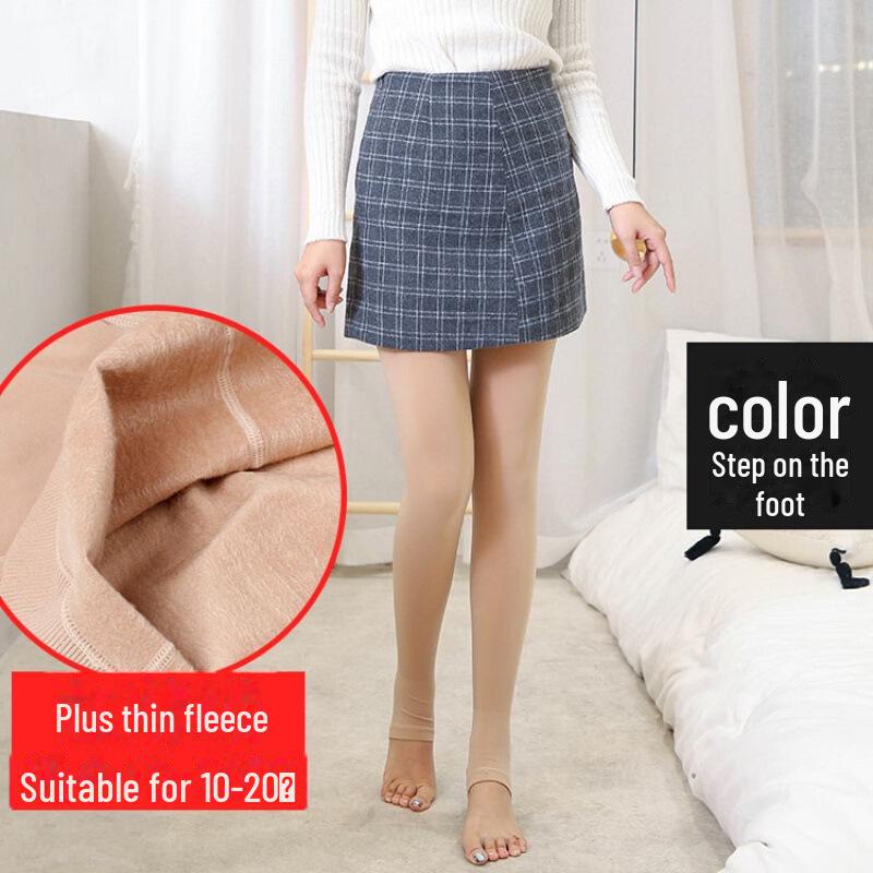 Жіночі коригуючі флісові легінси тілесного кольору для осені/зими - Теплі, ефект голих ніг, одношарові колготки One Size (90-130 jin)
Жіночі коригуючі флісові легінси тілесного кольору для осені/зими - Теплі, ефект голих ніг, одношарові колготки One Size (90-130 jin)