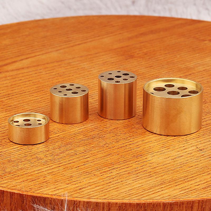 Brass Multi-Hole Incense Stand: Nine-Hole Burner, Small Incense Rest for Ceremonial Use.
Brass Multi-Hole Incense Stand: Nine-Hole Burner, Small Incense Rest for Ceremonial Use.