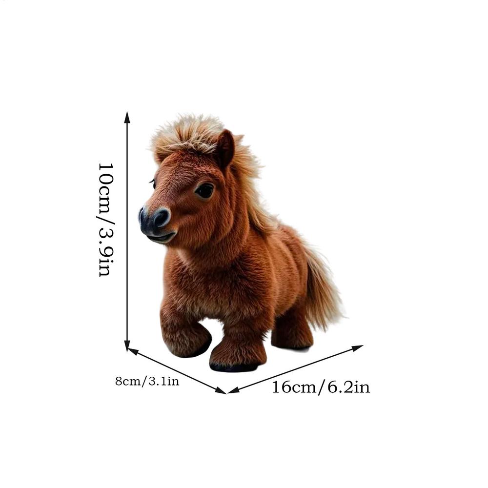 Robot Horse Cute Plush Electric Interactive Simulation Smart Horse Electronic Plush Companion Soft Robotic Pet for Boys Girls коричневий
Robot Horse Cute Plush Electric Interactive Simulation Smart Horse Electronic Plush Companion Soft Robotic Pet for Boys Girls коричневий