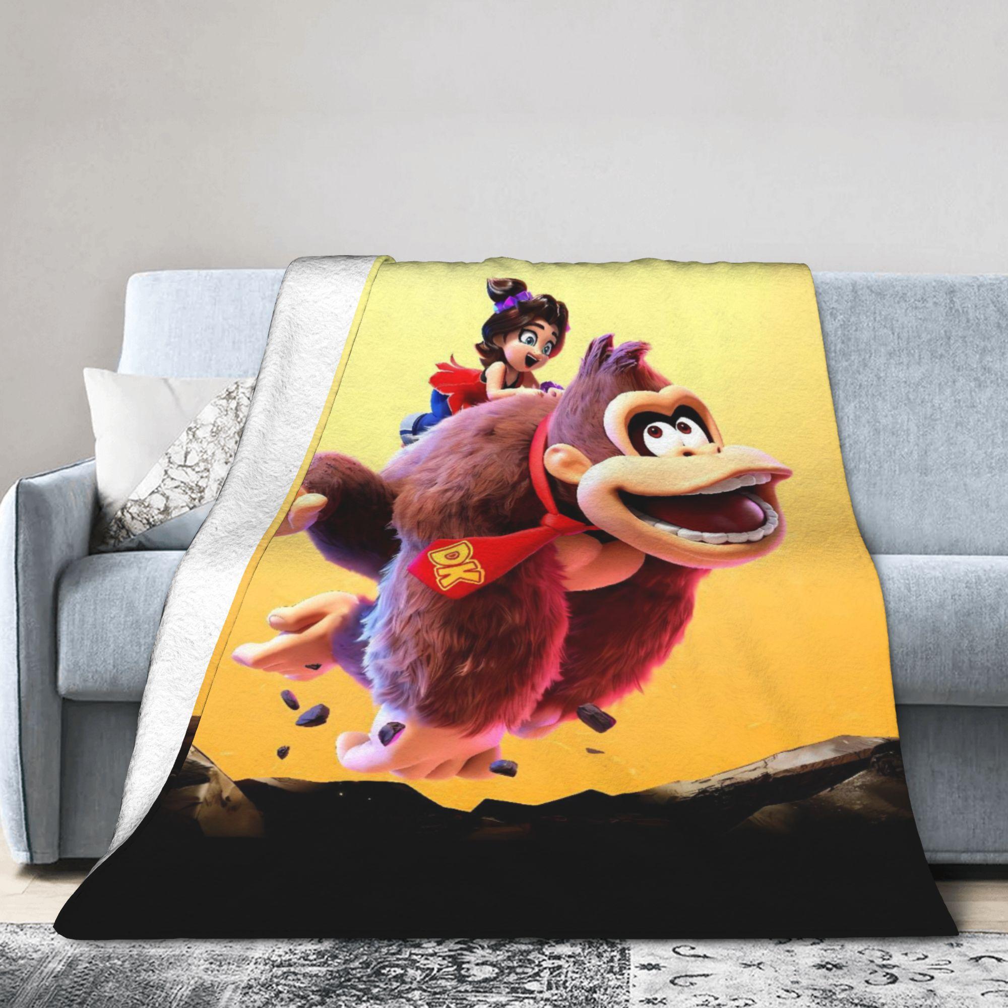 Donkeys Kong Bananzas Blanket Super Warm Fashion Plush Throw Blanket For Girls Boys Bedroom Flannel Bedspread Bed Cover 75cmx90cm
Donkeys Kong Bananzas Blanket Super Warm Fashion Plush Throw Blanket For Girls Boys Bedroom Flannel Bedspread Bed Cover 75cmx90cm