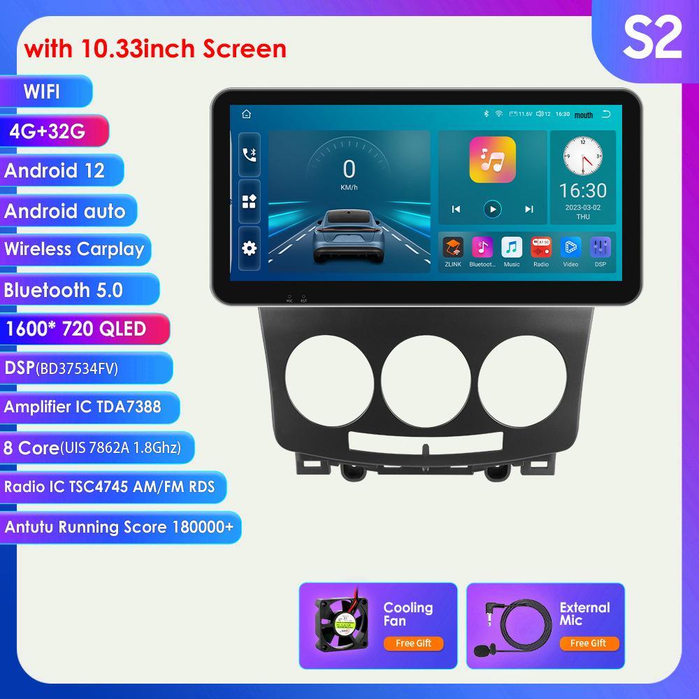 10.33 Android Car Navigation GPS for 2005-2010 Mazda 5 10.33 inches suitable for 05-10 models of Mazda 5
10.33 Android Car Navigation GPS for 2005-2010 Mazda 5 10.33 inches suitable for 05-10 models of Mazda 5