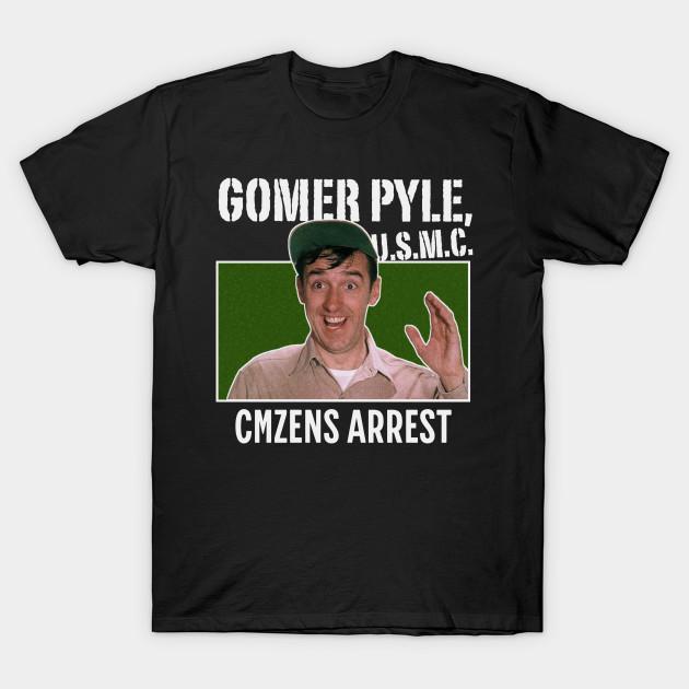 Men Black Print T-shirt Gomer-Pyle No-Cut Transfer Paper Print Cotton Tshirt S
Men Black Print T-shirt Gomer-Pyle No-Cut Transfer Paper Print Cotton Tshirt S