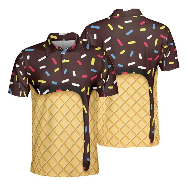 Men s Short-sleeved Polo Shirt Comfortable Polyester Fiber Suitable for Summer Wear Ice Cream Pattern Print Design 3XL чорний
Men s Short-sleeved Polo Shirt Comfortable Polyester Fiber Suitable for Summer Wear Ice Cream Pattern Print Design 3XL чорний