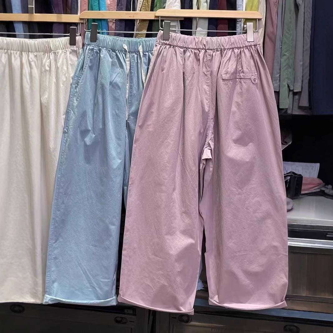 Summer Elastic Drawstring High-Waist Korean Loose Plus Size Casual Harem Carrot Pants One Size чёрный
Summer Elastic Drawstring High-Waist Korean Loose Plus Size Casual Harem Carrot Pants One Size чёрный