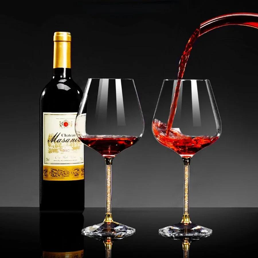 Light Luxury High-end Crystal Cup Red Wine Glass Set Tall Glass Party Wine Glass Glasses Drinking Glasses for Champagne Flute 301-400ml
Light Luxury High-end Crystal Cup Red Wine Glass Set Tall Glass Party Wine Glass Glasses Drinking Glasses for Champagne Flute 301-400ml