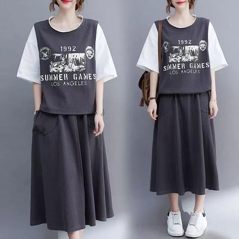 2PC Summer Suit Women T-shirt Pants Two-piece Loose Short-sleeved Top and Longs Pants Oversized Casual Suit M
2PC Summer Suit Women T-shirt Pants Two-piece Loose Short-sleeved Top and Longs Pants Oversized Casual Suit M