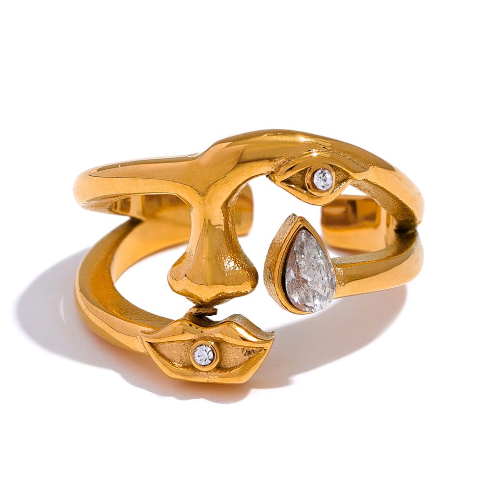Yhpup New Design Stainless Steel Face Mouth Eye CZ Mask Ring Women Personalized Stylish Jewelry Anillos Acero Inoxidable Gift 7
Yhpup New Design Stainless Steel Face Mouth Eye CZ Mask Ring Women Personalized Stylish Jewelry Anillos Acero Inoxidable Gift 7