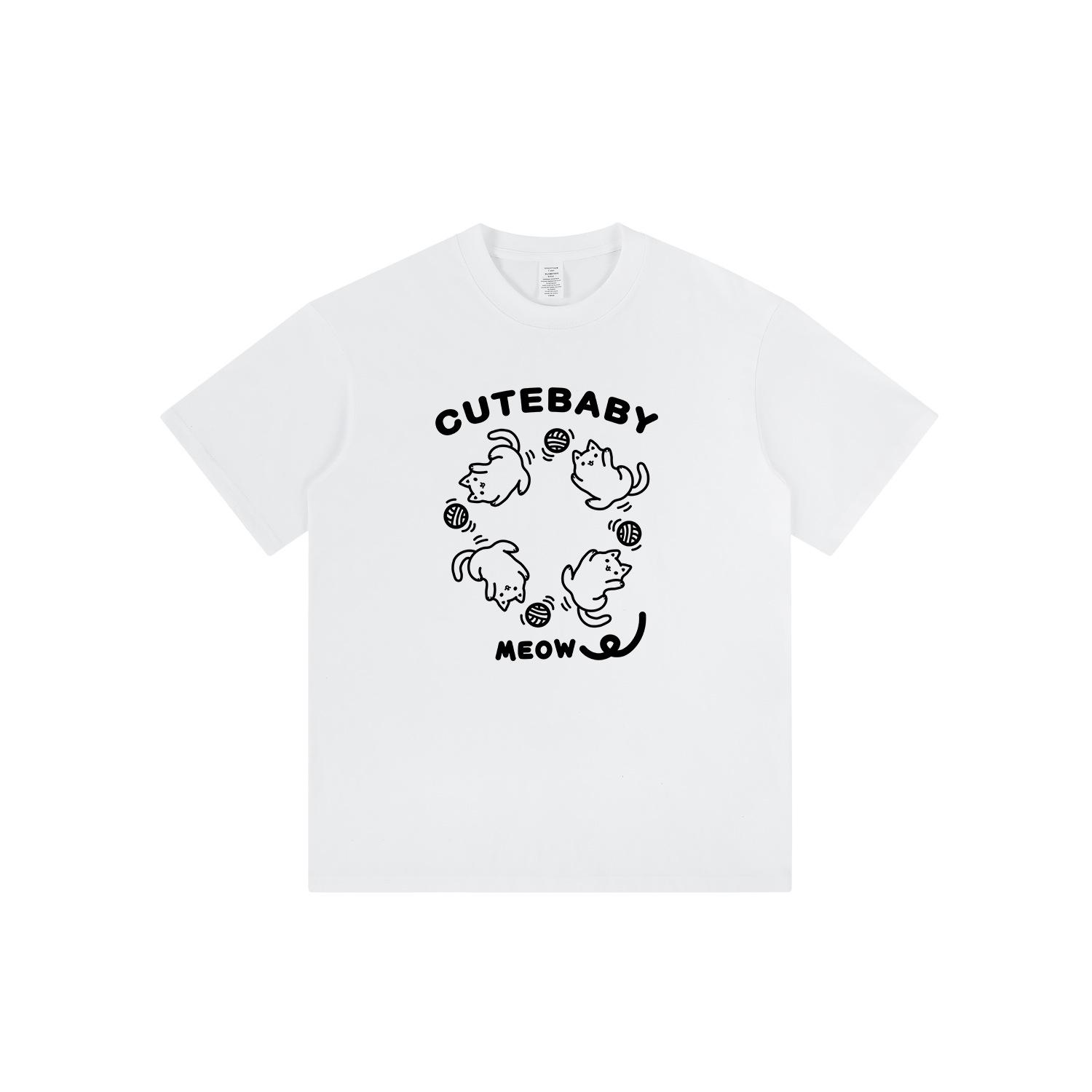 2024 Summer Unisex T-Shirt: Japanese Kitten Print, Short Sleeve, Niche Design Sense XL
2024 Summer Unisex T-Shirt: Japanese Kitten Print, Short Sleeve, Niche Design Sense XL