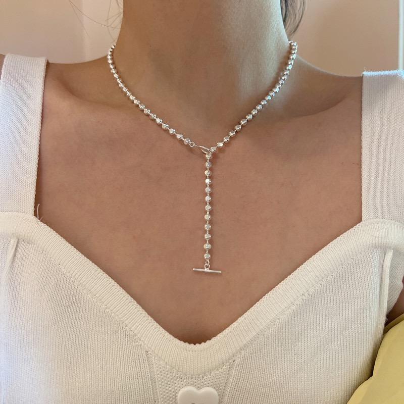 S925 Sterling Silver Necklaces For Women Simple Chain Fashion Minimalist Pendant Necklaces Mini Pearl Necklace Birthday Gift
S925 Sterling Silver Necklaces For Women Simple Chain Fashion Minimalist Pendant Necklaces Mini Pearl Necklace Birthday Gift