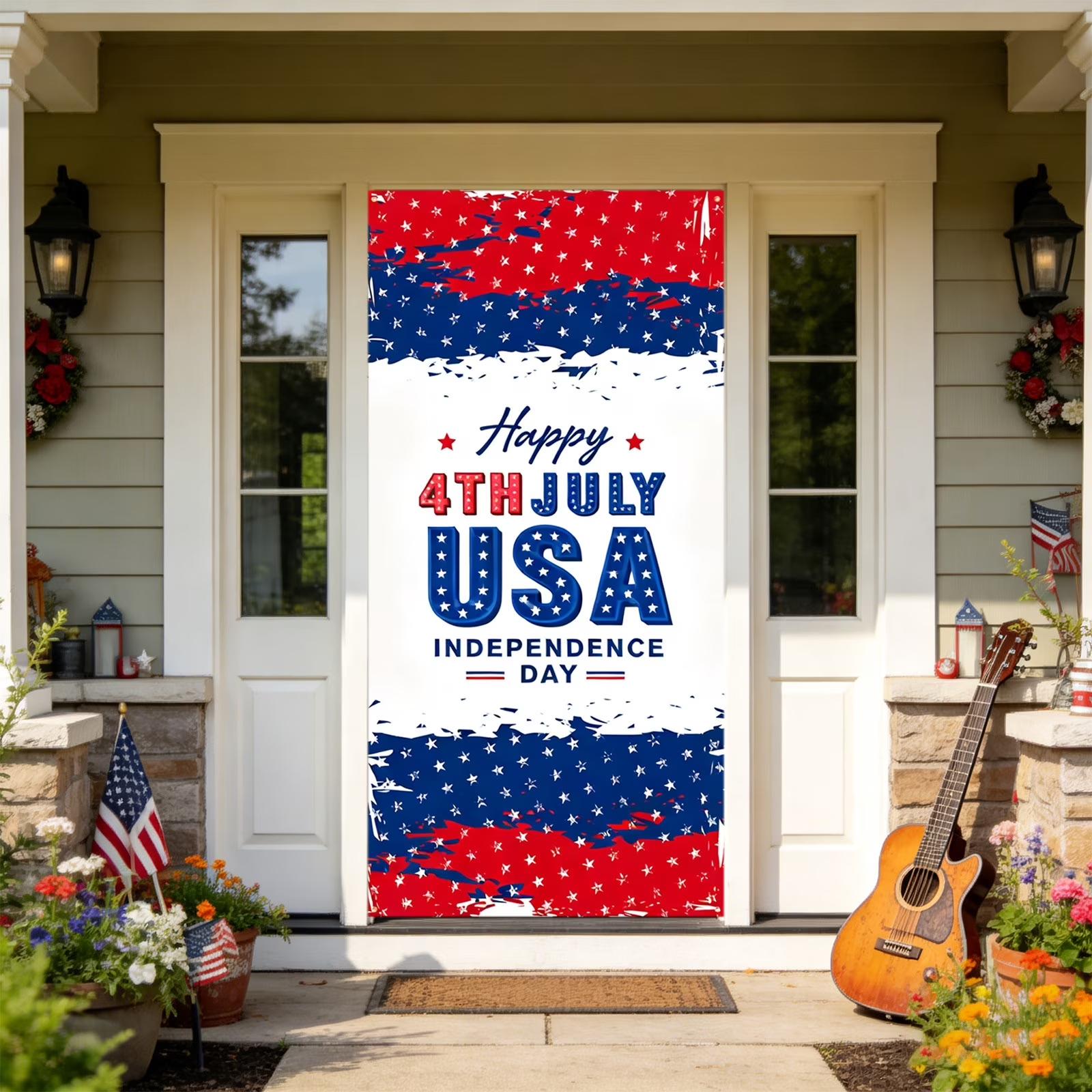 Independence Day Balloon Print Decorative Towel Soft Absorbent Microfiber Fabric for Home Kitchen Bath Use Fourth of July Theme One Size
Independence Day Balloon Print Decorative Towel Soft Absorbent Microfiber Fabric for Home Kitchen Bath Use Fourth of July Theme One Size