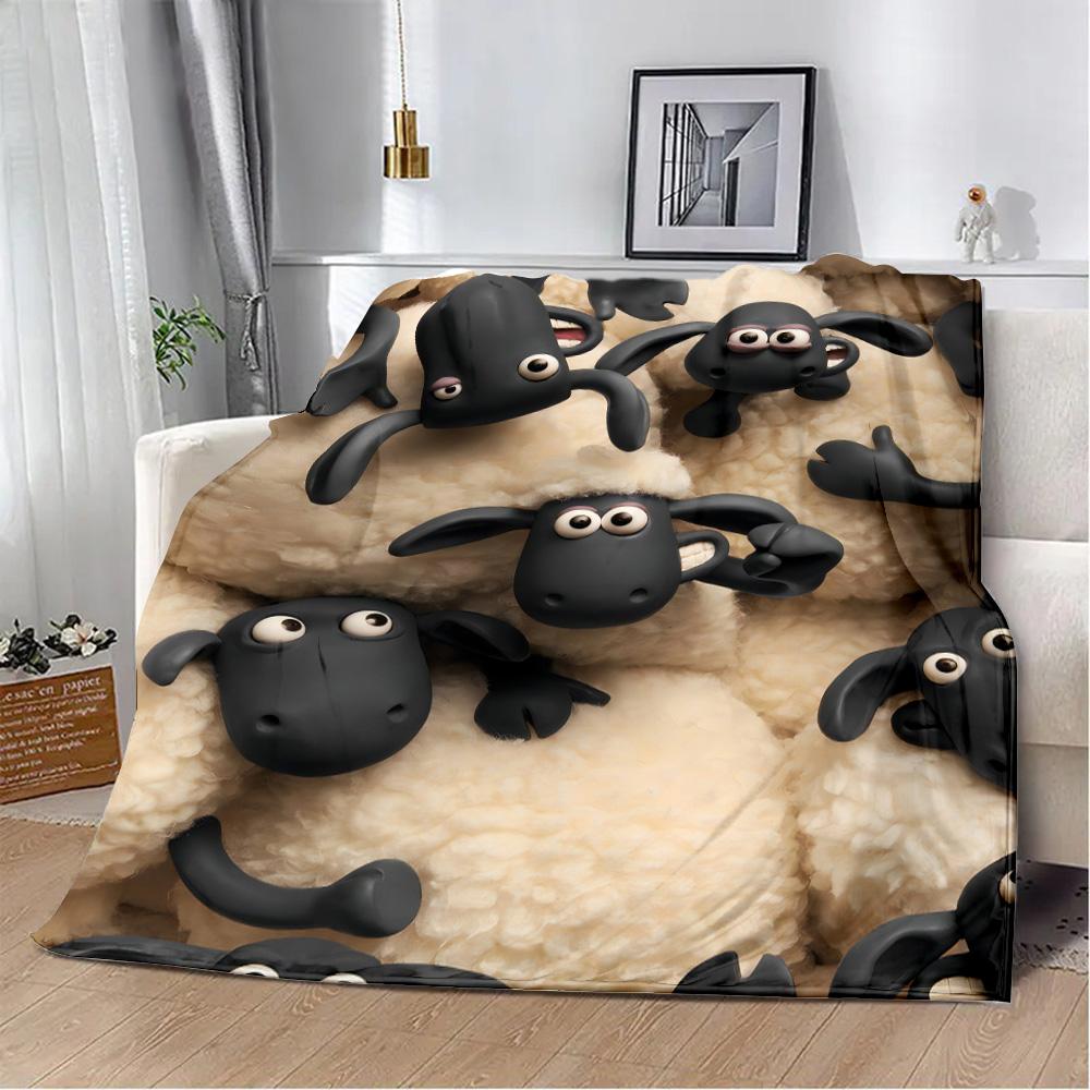 Cartoon the Sheeps Printed Blanket Picnic Blankets Warm Blanket Soft and S-shauns Comfortable Blanket Home Travel Birthday Gift 40x50in
Cartoon the Sheeps Printed Blanket Picnic Blankets Warm Blanket Soft and S-shauns Comfortable Blanket Home Travel Birthday Gift 40x50in