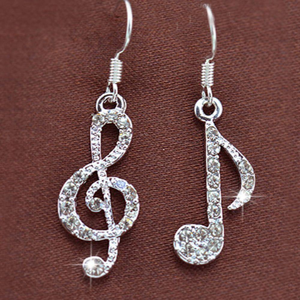 Top Hot Summer Music Note Drop Drop Earring Fashion Accessories Earrings Jewelry Crystal Dangle срібний
Top Hot Summer Music Note Drop Drop Earring Fashion Accessories Earrings Jewelry Crystal Dangle срібний