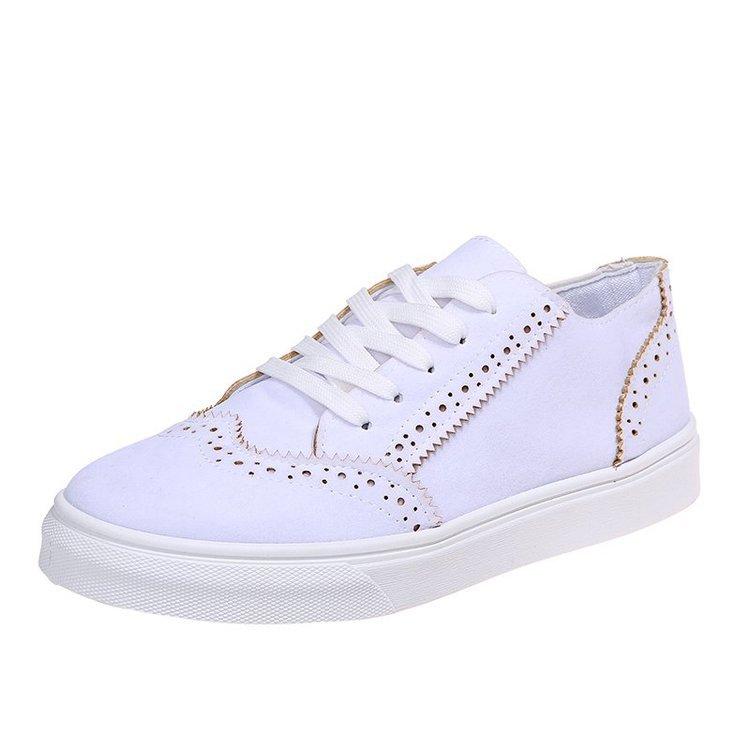 Large size spring and autumn new lace-up single shoes comfortable and casual round head flat bottom solid color single shoes women 35 білий
Large size spring and autumn new lace-up single shoes comfortable and casual round head flat bottom solid color single shoes women 35 білий
