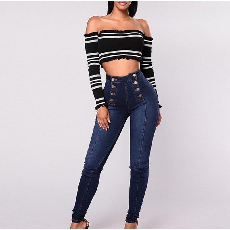 High Waist Casual Denim Pants Women s Elastic Multi-Buckle Trendy Double-Row Jeans Long Trousers Comfortable Stretchy Ladies 3L синій
High Waist Casual Denim Pants Women s Elastic Multi-Buckle Trendy Double-Row Jeans Long Trousers Comfortable Stretchy Ladies 3L синій