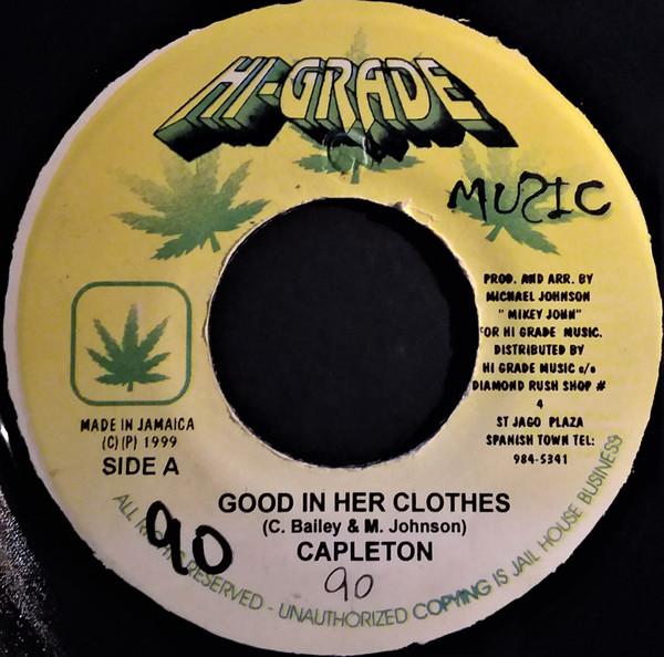 7inch Record CAPLETON Good In Her Clothes NONE HiGrade Music 1999 Jamaica Reggae Ska Dub Used
7inch Record CAPLETON Good In Her Clothes NONE HiGrade Music 1999 Jamaica Reggae Ska Dub Used