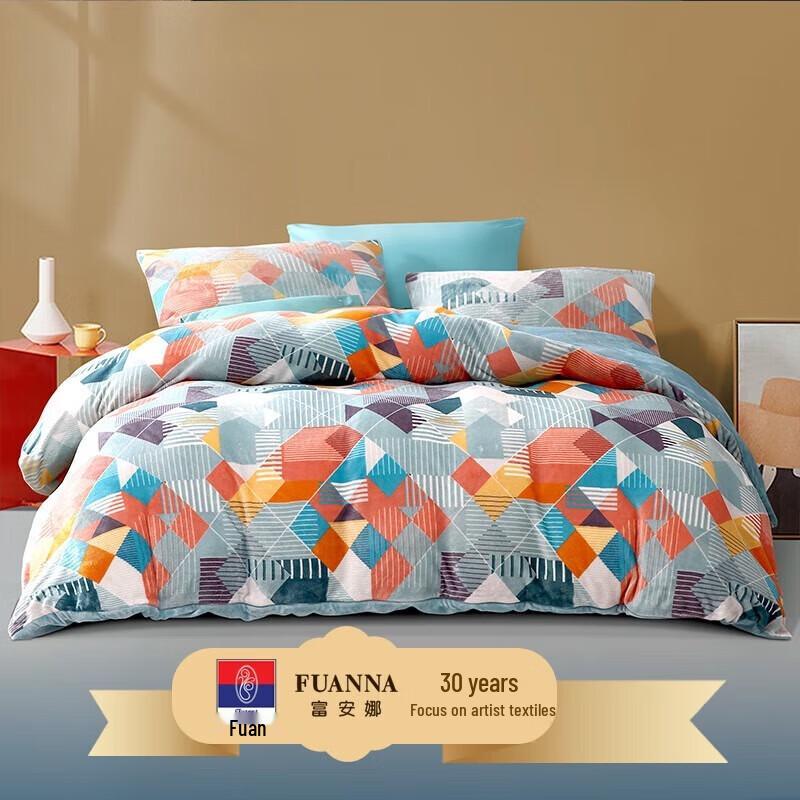 Fuanna Nordic Style Milk Velvet 4-Piece Bedding Set
Fuanna Nordic Style Milk Velvet 4-Piece Bedding Set