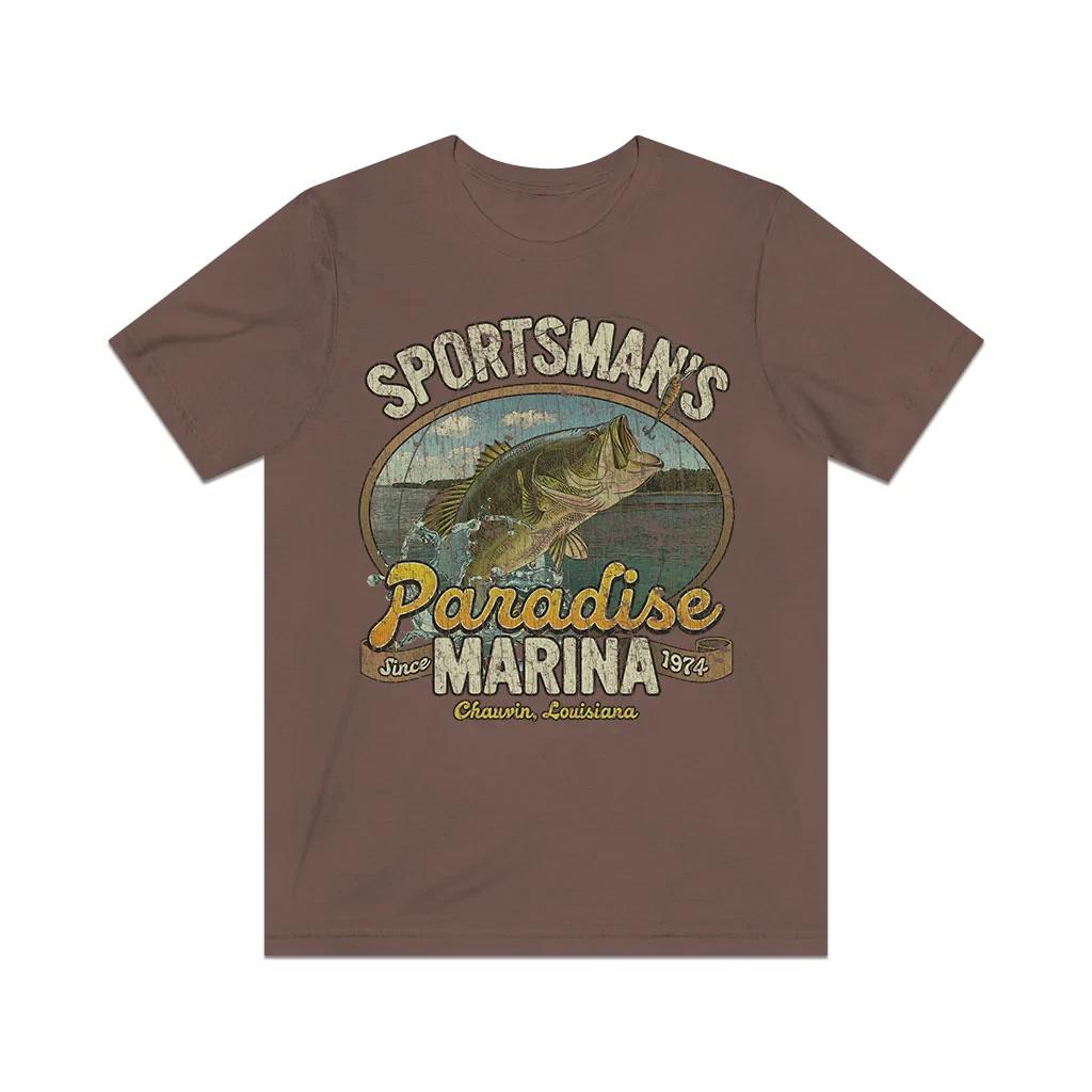 Sportsman s Paradise Marina 1974 Vintage Men s T shirt S
Sportsman s Paradise Marina 1974 Vintage Men s T shirt S