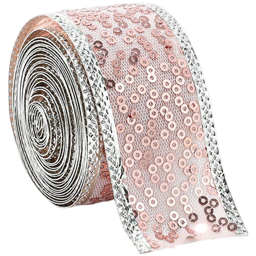 Christmas Decorative Satin Ribbon 38mm by 2 meters Fabric with Sparkling Sequins for Wrapping and Bow Crafting
Christmas Decorative Satin Ribbon 38mm by 2 meters Fabric with Sparkling Sequins for Wrapping and Bow Crafting
