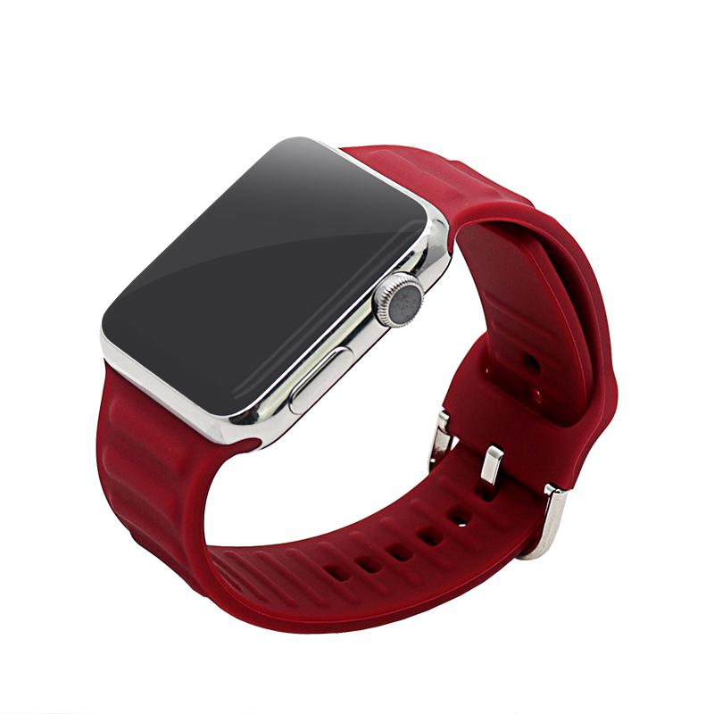 Silicone Watch Strap for Apple Watch Series 10 42mm/9 8 7 41mm/6 5 4 SE SE (2022) SE (2023) 40mm/3 2 1 38mm Red
Silicone Watch Strap for Apple Watch Series 10 42mm/9 8 7 41mm/6 5 4 SE SE (2022) SE (2023) 40mm/3 2 1 38mm Red