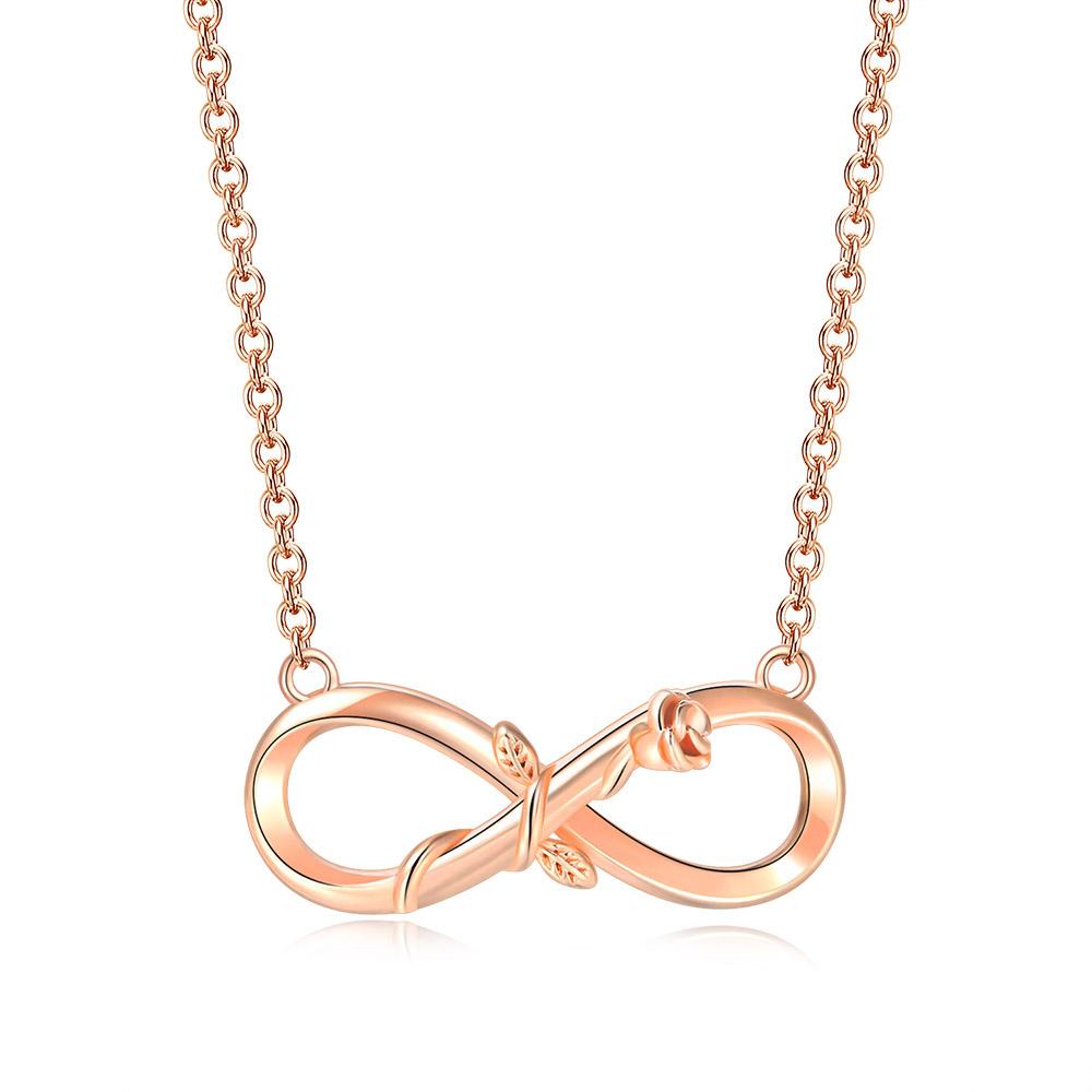 Infinite Mobius Rose Charm Pendant Necklaces For Women Christmas Gift Rose Gold Color Plated Heart Flower Chain Zircon N244
Infinite Mobius Rose Charm Pendant Necklaces For Women Christmas Gift Rose Gold Color Plated Heart Flower Chain Zircon N244