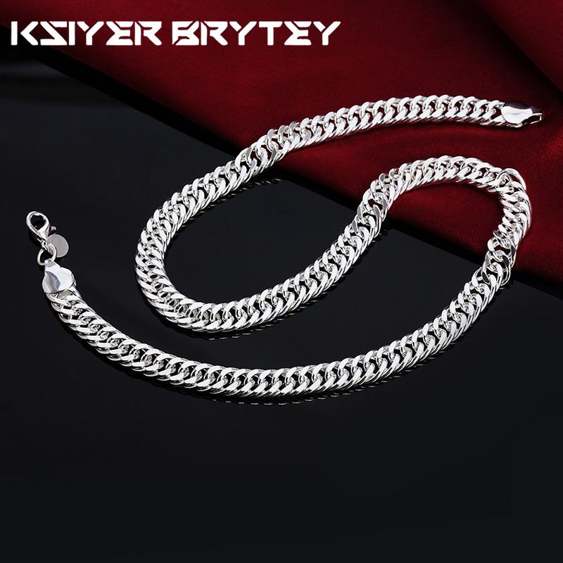 Модные серебряные ожерелья 925 пробы Charm Jewelry 20/24 дюйма 10 мм Классическое мужское ожерелье для мужчин Рождественские подарки на вечеринке
Модные серебряные ожерелья 925 пробы Charm Jewelry 20/24 дюйма 10 мм Классическое мужское ожерелье для мужчин Рождественские подарки на вечеринке