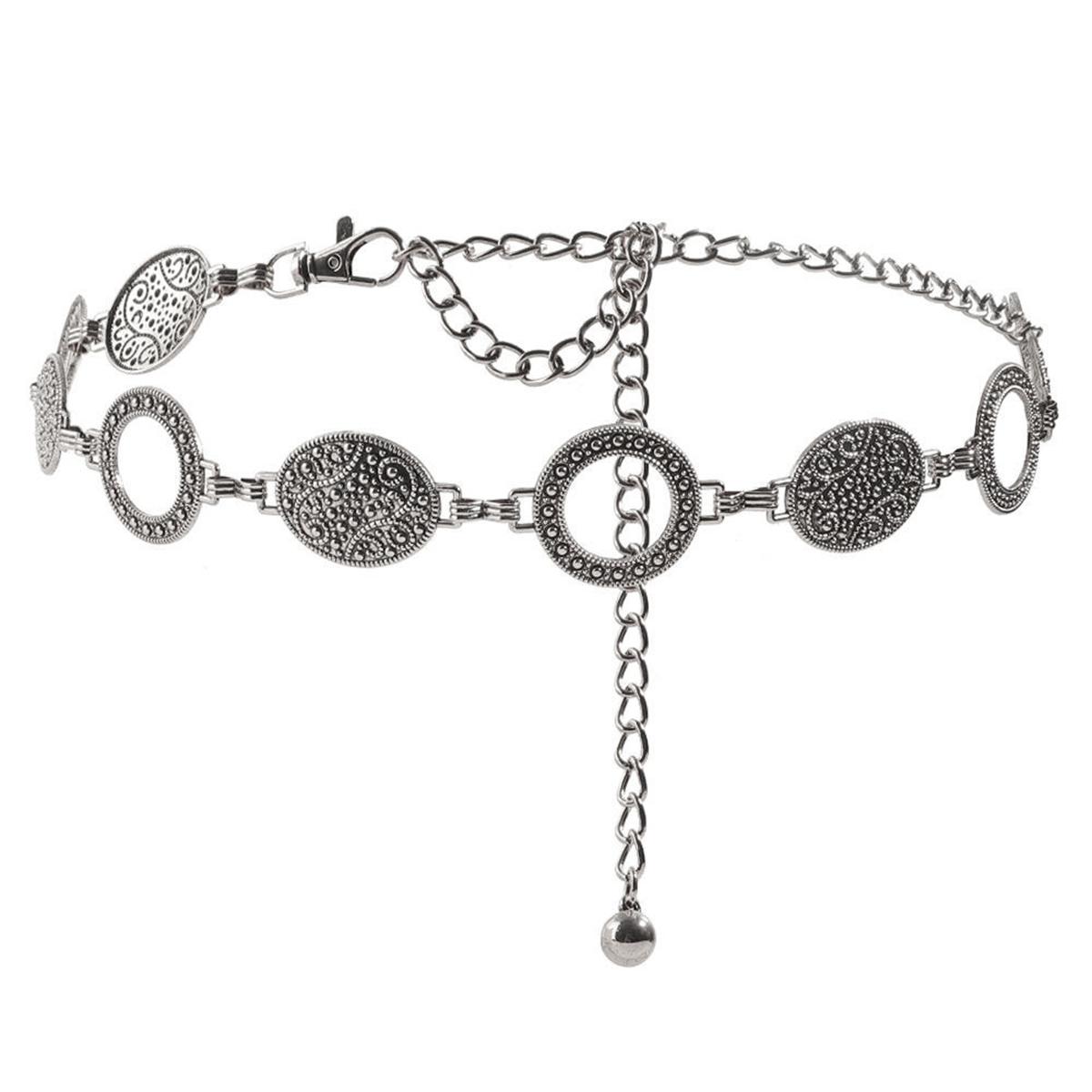 Ретро этнический стиль круглый пояс-цепочка модный и универсальный женский аксессуар для юбки чёрный
Ретро этнический стиль круглый пояс-цепочка модный и универсальный женский аксессуар для юбки чёрный