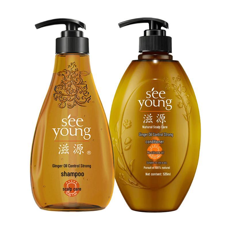Seeyoung Ginger Oil Control Strengthening Hair Care Set 1070ml (2 x 535ml bottles)
Seeyoung Ginger Oil Control Strengthening Hair Care Set 1070ml (2 x 535ml bottles)