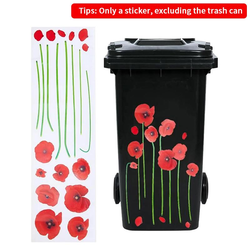 Наклейки на мусорное ведро с цветами Маргаритка Лилия Колесо Наклейка на мусорный бак Самоклеящиеся ПВХ наклейки Водонепроницаемая декоративная наклейка Декор для стен
Наклейки на мусорное ведро с цветами Маргаритка Лилия Колесо Наклейка на мусорный бак Самоклеящиеся ПВХ наклейки Водонепроницаемая декоративная наклейка Декор для стен
