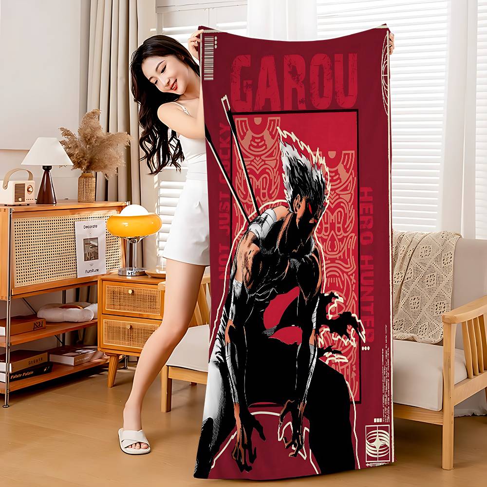 Hero Hunter Garou One Punch Microfiber Printed Beach Towel Mountain Climbing Yoga Beach Swimming Running Absorbent Soft Towel W30*H60(CM)
Hero Hunter Garou One Punch Microfiber Printed Beach Towel Mountain Climbing Yoga Beach Swimming Running Absorbent Soft Towel W30*H60(CM)